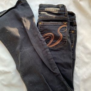 Black/Gold South Pole Jeans